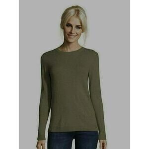 The Line Balbina crew neck sweater green S